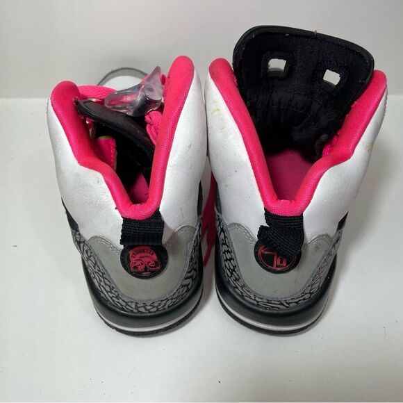 Jordan Pink Patterned Athletic Sneakers - Picture 6 of 9